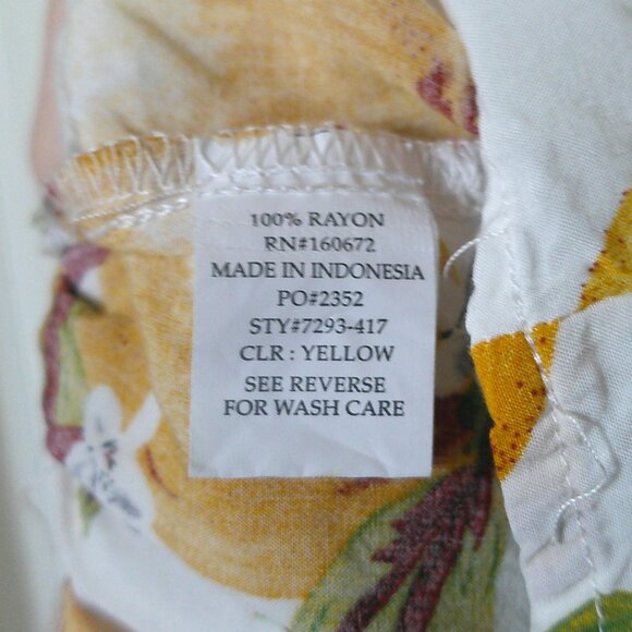 Blue Island Women's Lemon Print Midi Sun Dress with Tassel Tie Straps - size Med - Picture 5 of 8